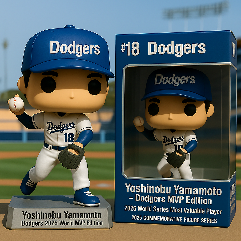 Yoshinobu Yamamoto – Dodgers 2025 World Series MVP Commemorative Figure