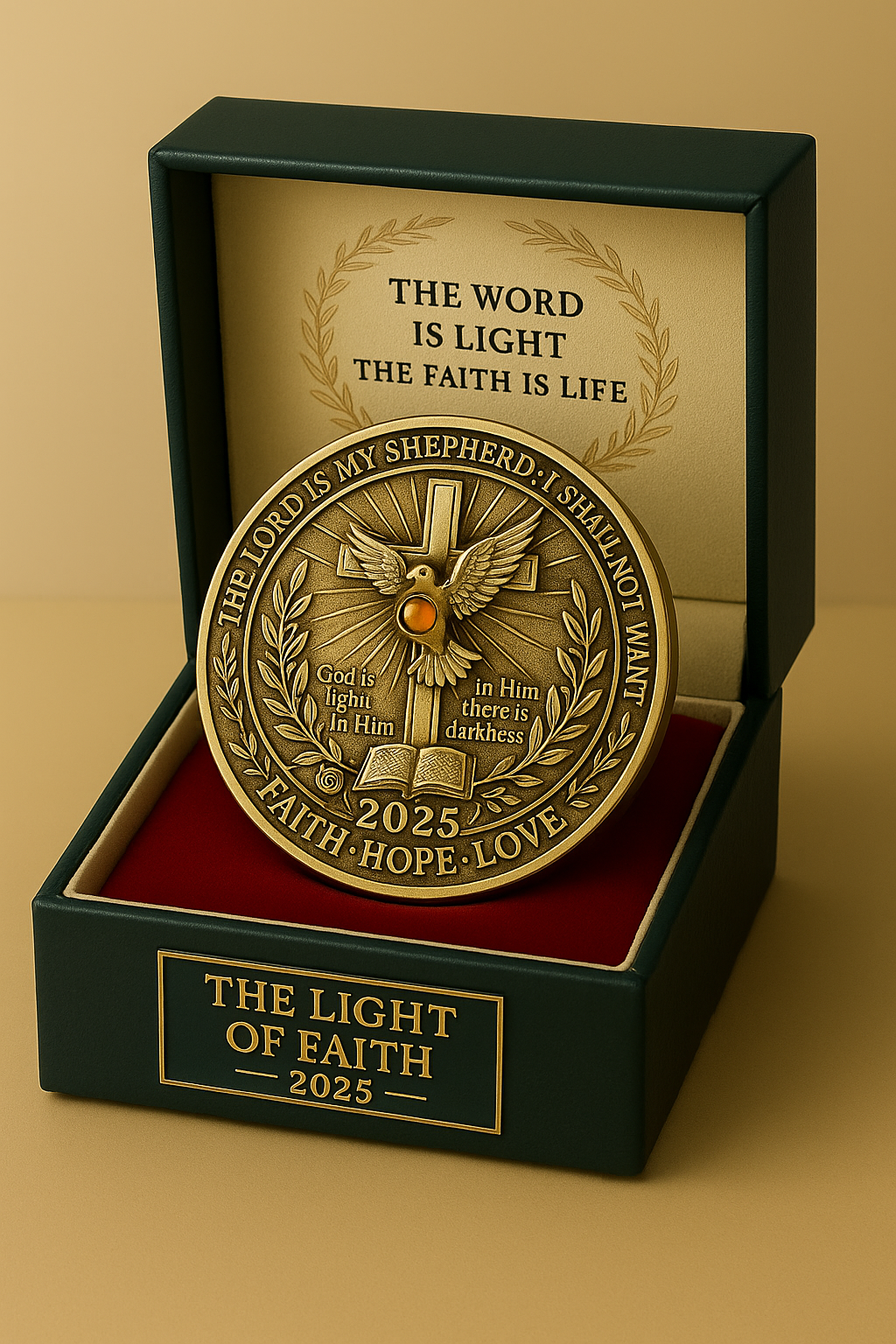 The Light of Faith 2025 Christian Commemorative Coin