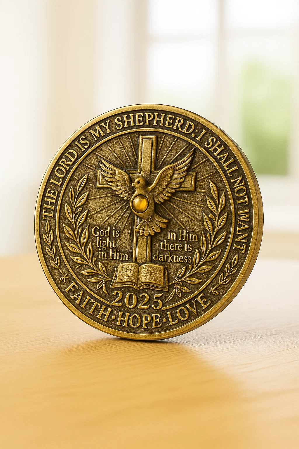 The Light of Faith 2025 Christian Commemorative Coin