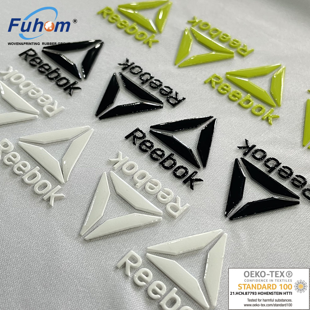 China Manufacturer Custom Iron on Silicone Heat Transfer Label for Jersey