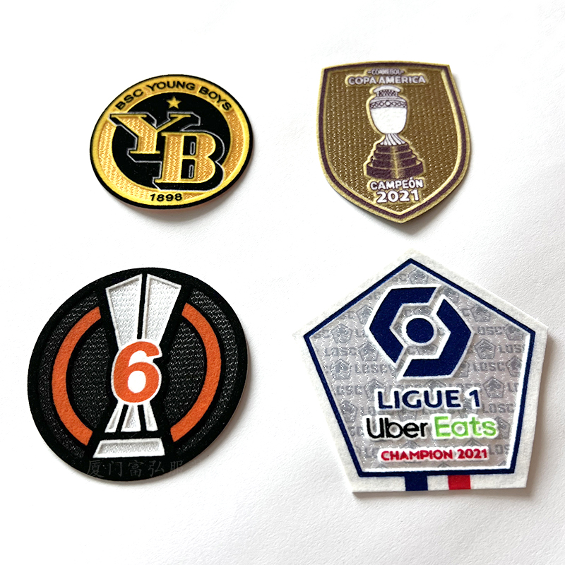 Custom Flocking Silicone Heat Transfer Label - Iron-On Jersey Patch