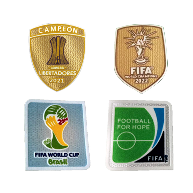 Fashion Iron-on Custom Patch Flocking Silicone Heat Transfer Label for Jersey Club