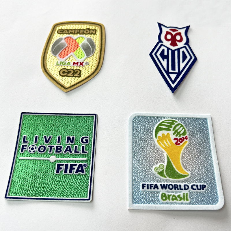 Custom Flocking Silicone Heat Transfer Label - Iron-On Jersey Patch