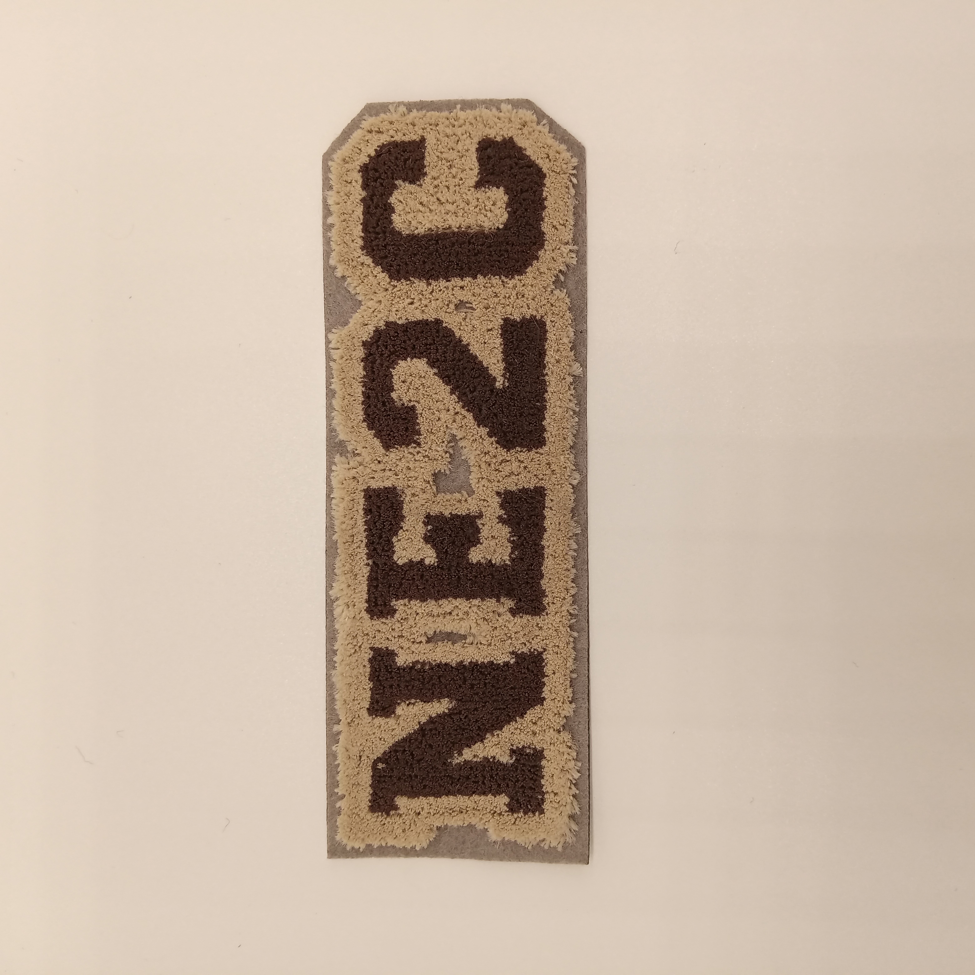 3D Textured Toothbrush Embroidery Badges Custom Iron-On Patches