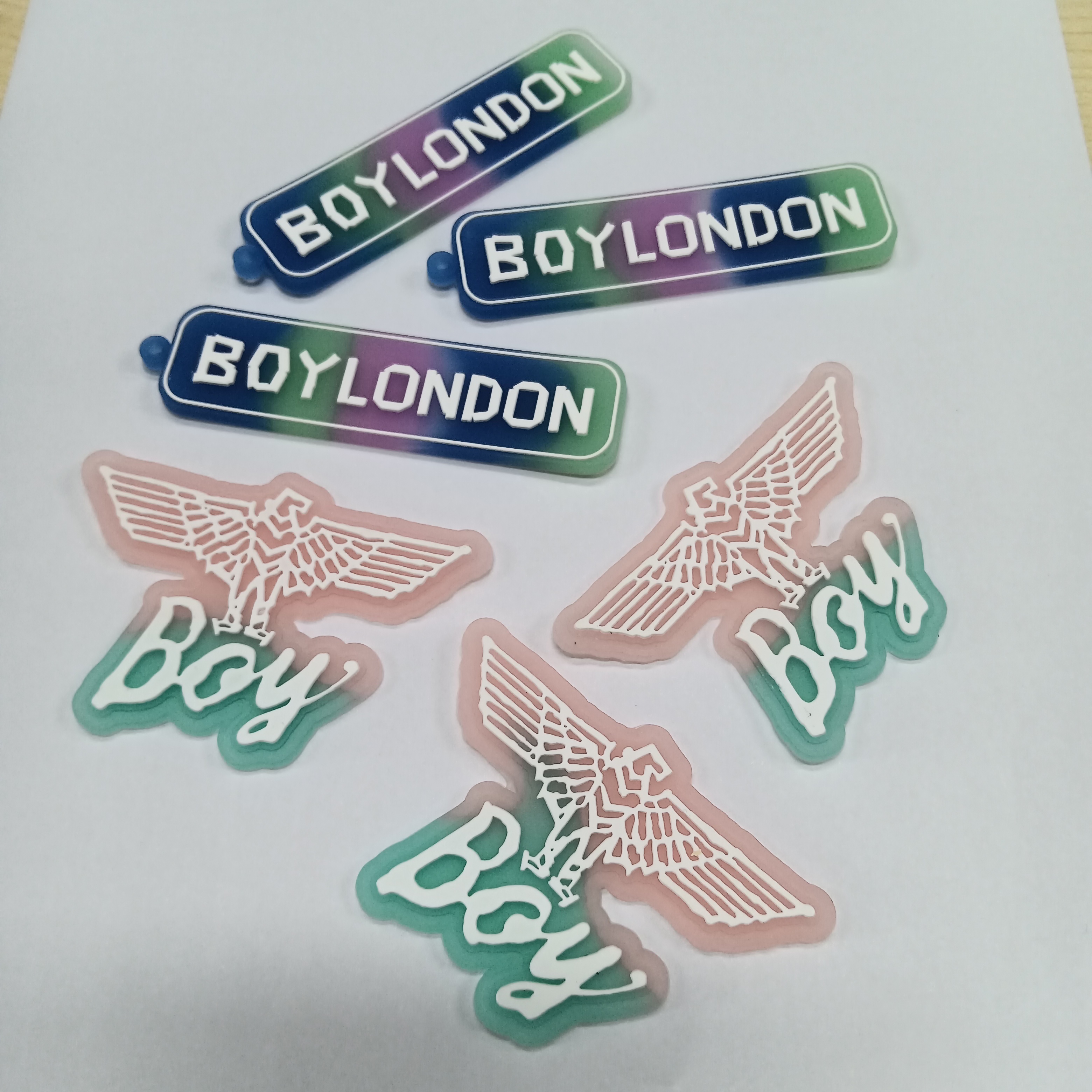 Waterproof Silicone Clothing Tags - Flexible Durable Uniform Workwear Labels