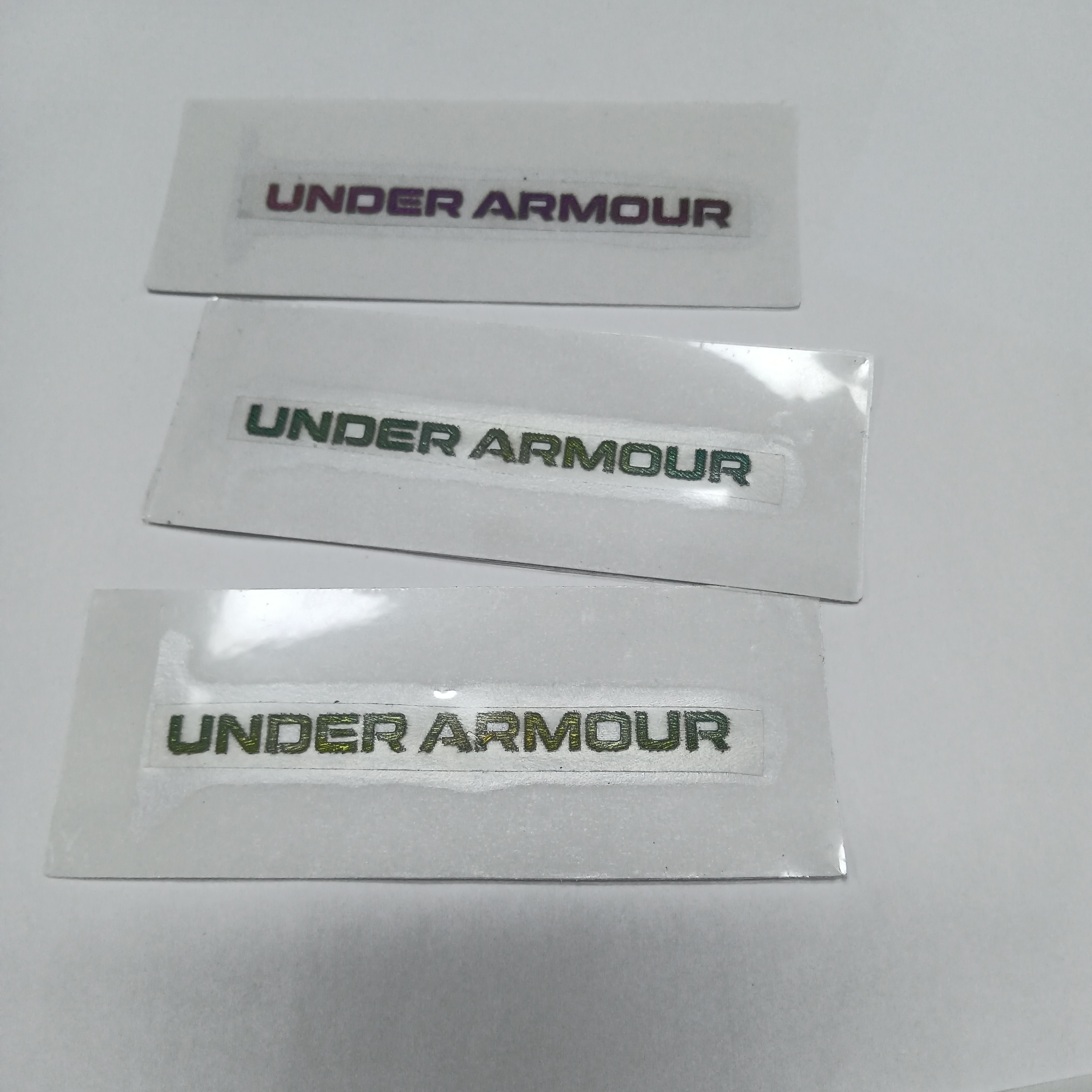Hot Foil Stamping Holographic Self Adhesive Sticker UV Embossed Gold Foil Printing Custom Logo Stickers Transparent Label