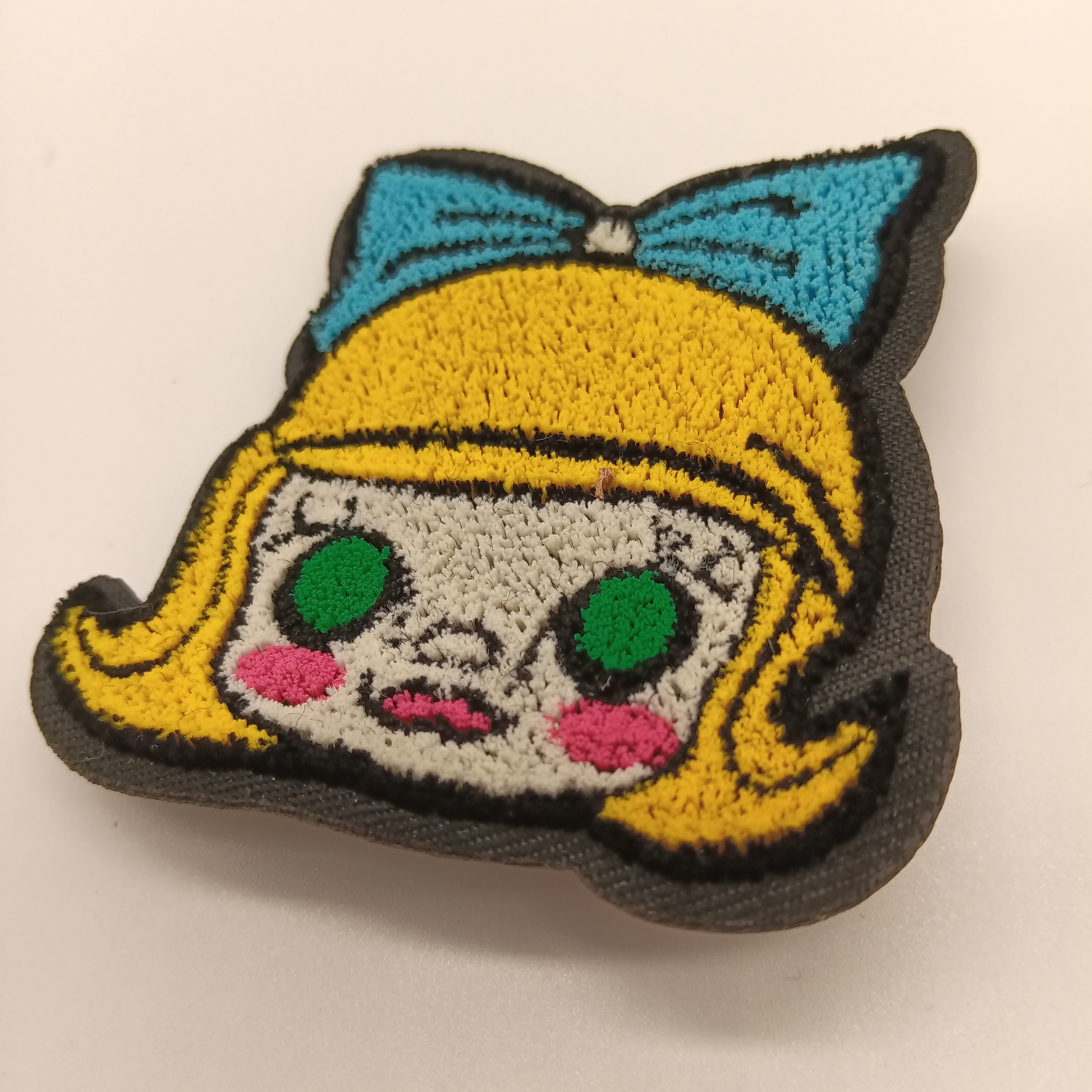 Custom Toothbrush Embroidery Patches - 3D Textured Iron-On Badges for Branding