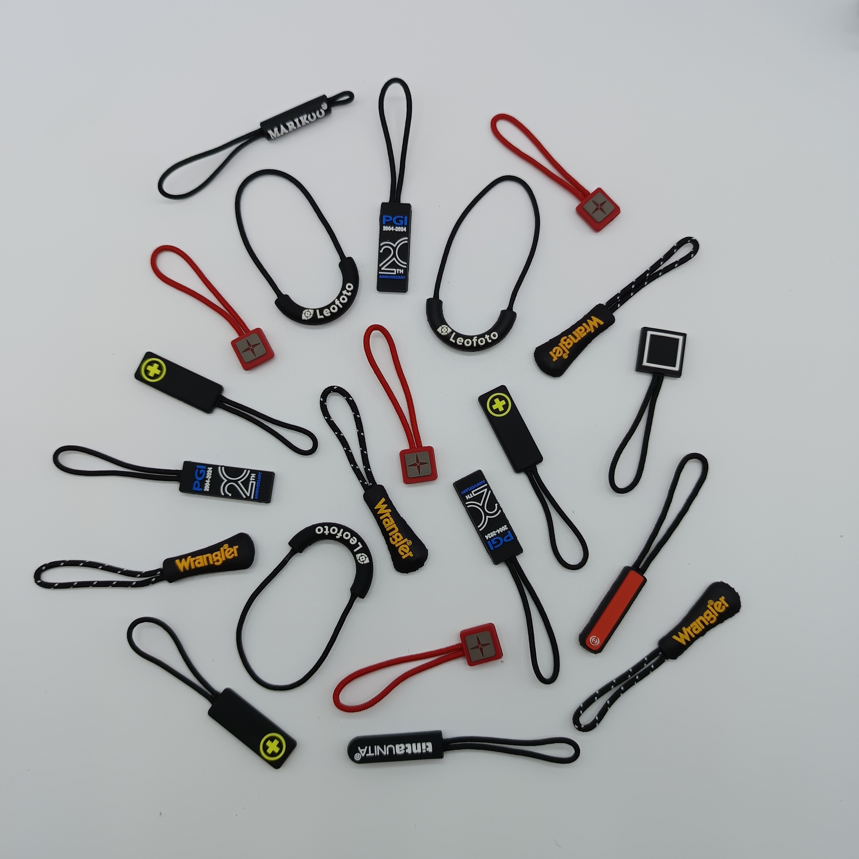 Custom Zipper Slider Puller - Branded Zip Accessory for Garment Bags