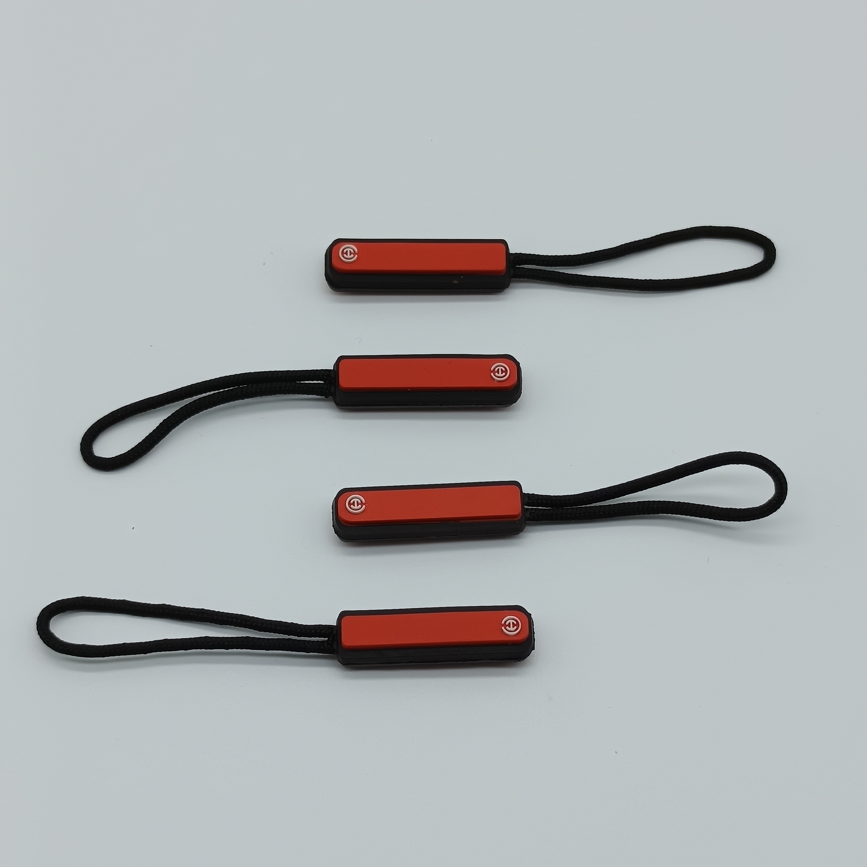 Custom Zipper Slider Puller - Branded Zip Accessory for Garment Bags