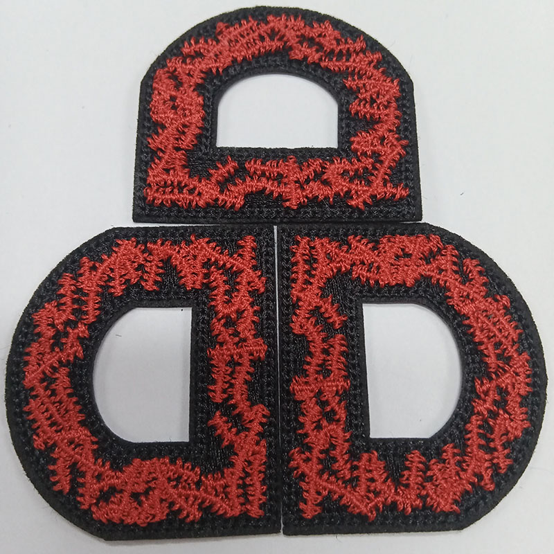 Factory Supply Custom Embroidery Stickers with Iron on Clothing Patches