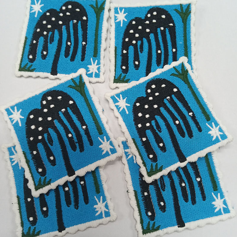 Vintage Custom Embroidery Patches - Iron-On Sew-On Clothing Decor