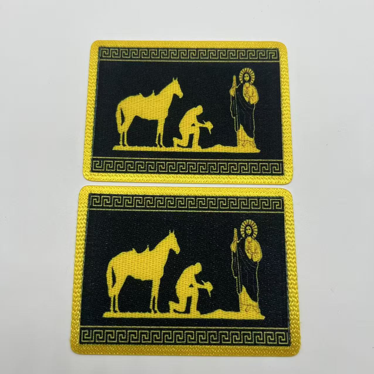 2025 New 3D Flocking TPU Heat Transfer Badge Eco-Friendly Custom Logo Patch for Apparel