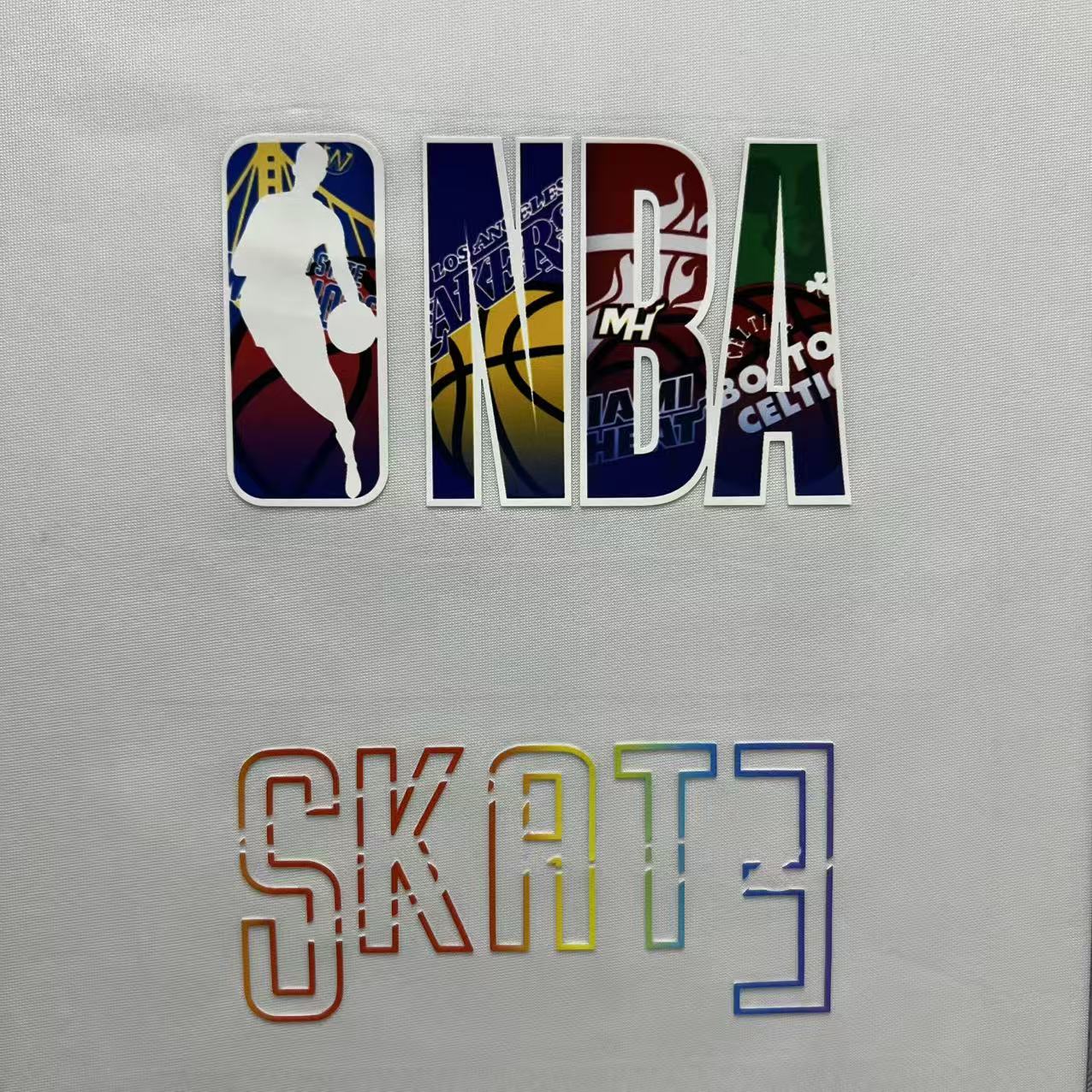 Custom Holographic Hot-Foil Clear Stickers | UV Emboss Gold Logo Transparent Labels