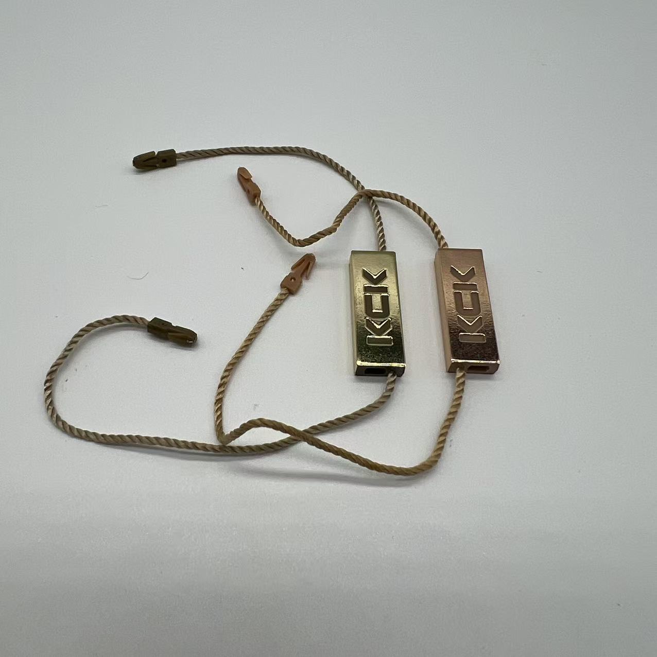 Heavy Duty Plastic String Lock Seal - Clothing Apparel Security Hang Tag