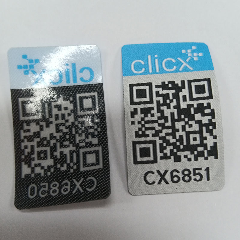 Security Authenticity Holographic Stickers Qr Code Hologram Labels