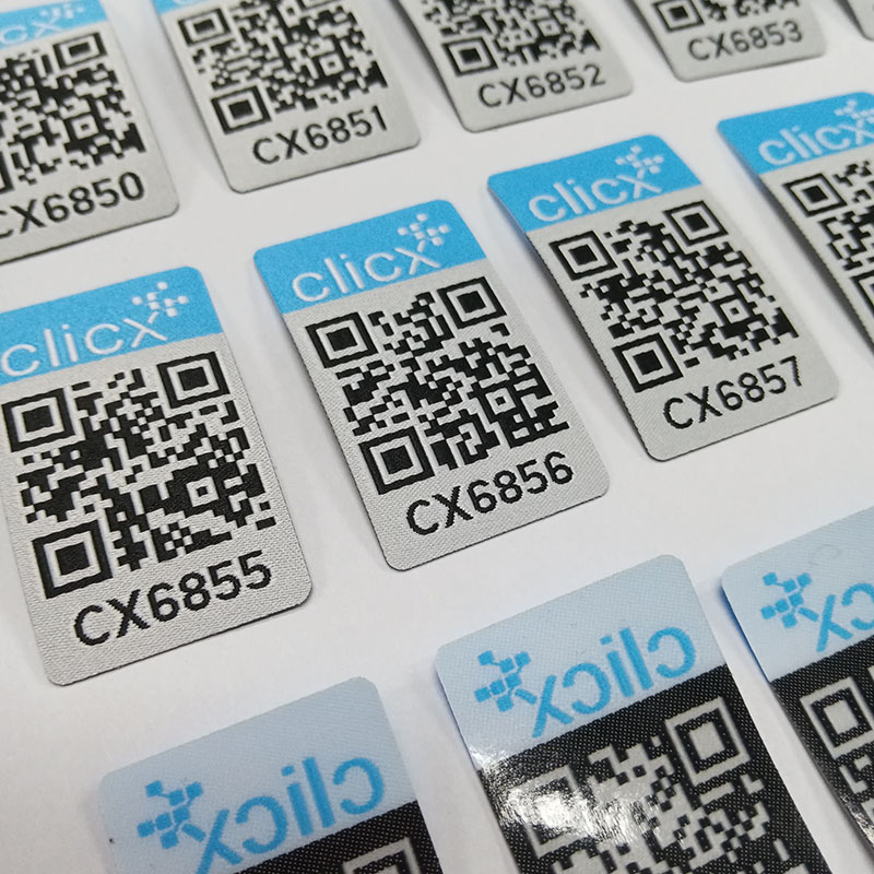 Security Authenticity Holographic Stickers Qr Code Hologram Labels