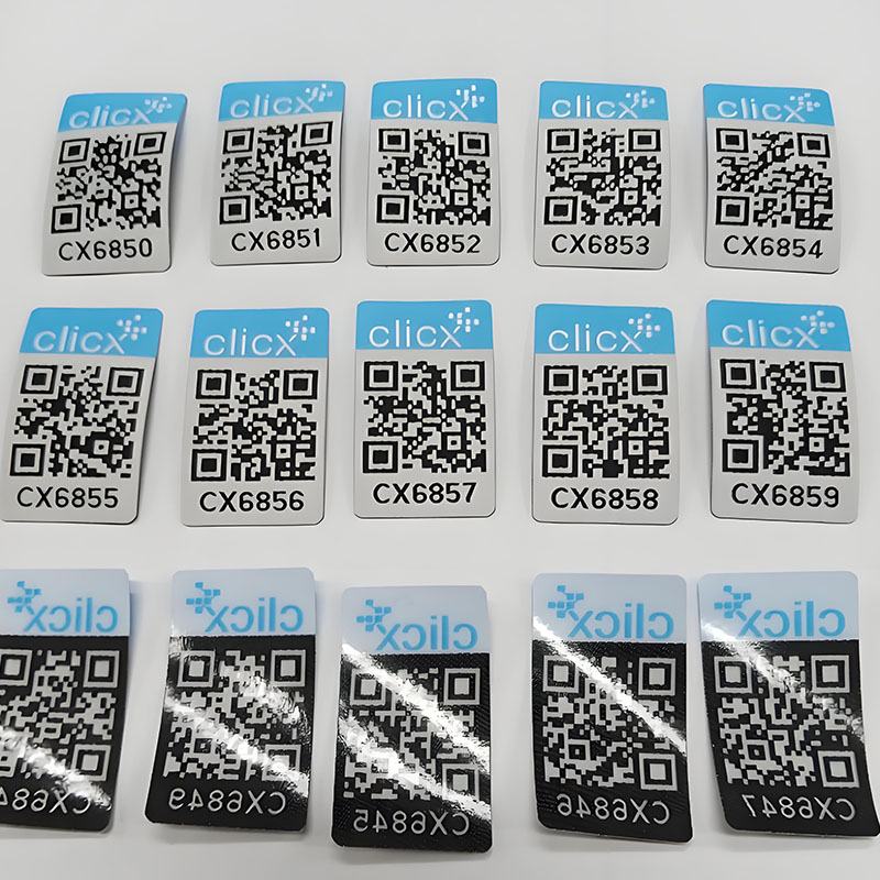 Security Authenticity Holographic Stickers Qr Code Hologram Labels