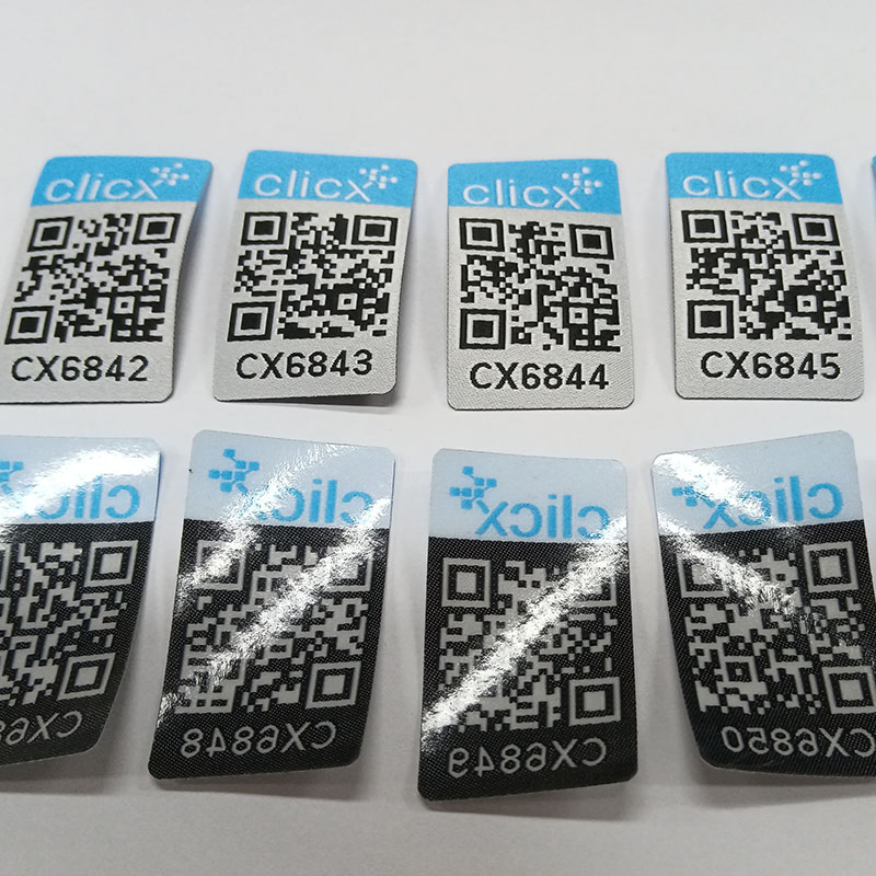 Security Authenticity Holographic Stickers Qr Code Hologram Labels