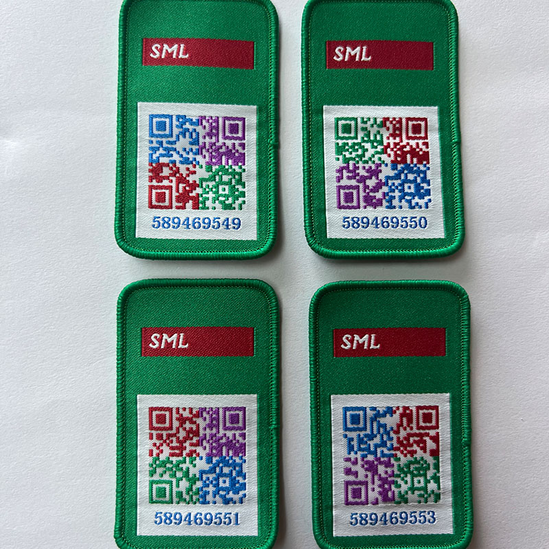Scanable QR Code Clothing Labels - Custom Brand Identity Patches
