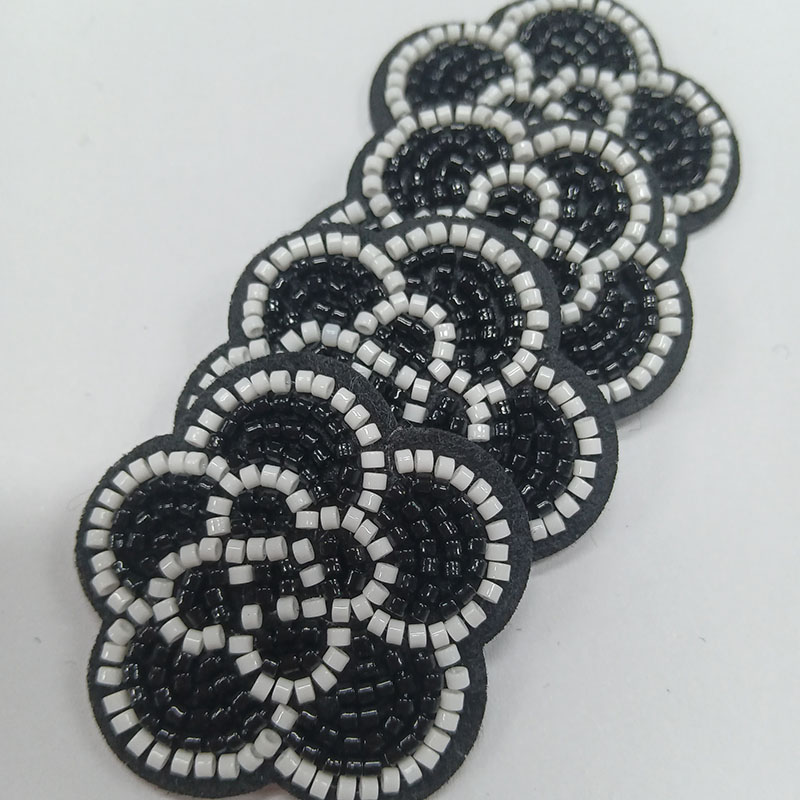 Premium Beaded Embroidery Patches - Sparkle 3D Decorative Iron-On Badges