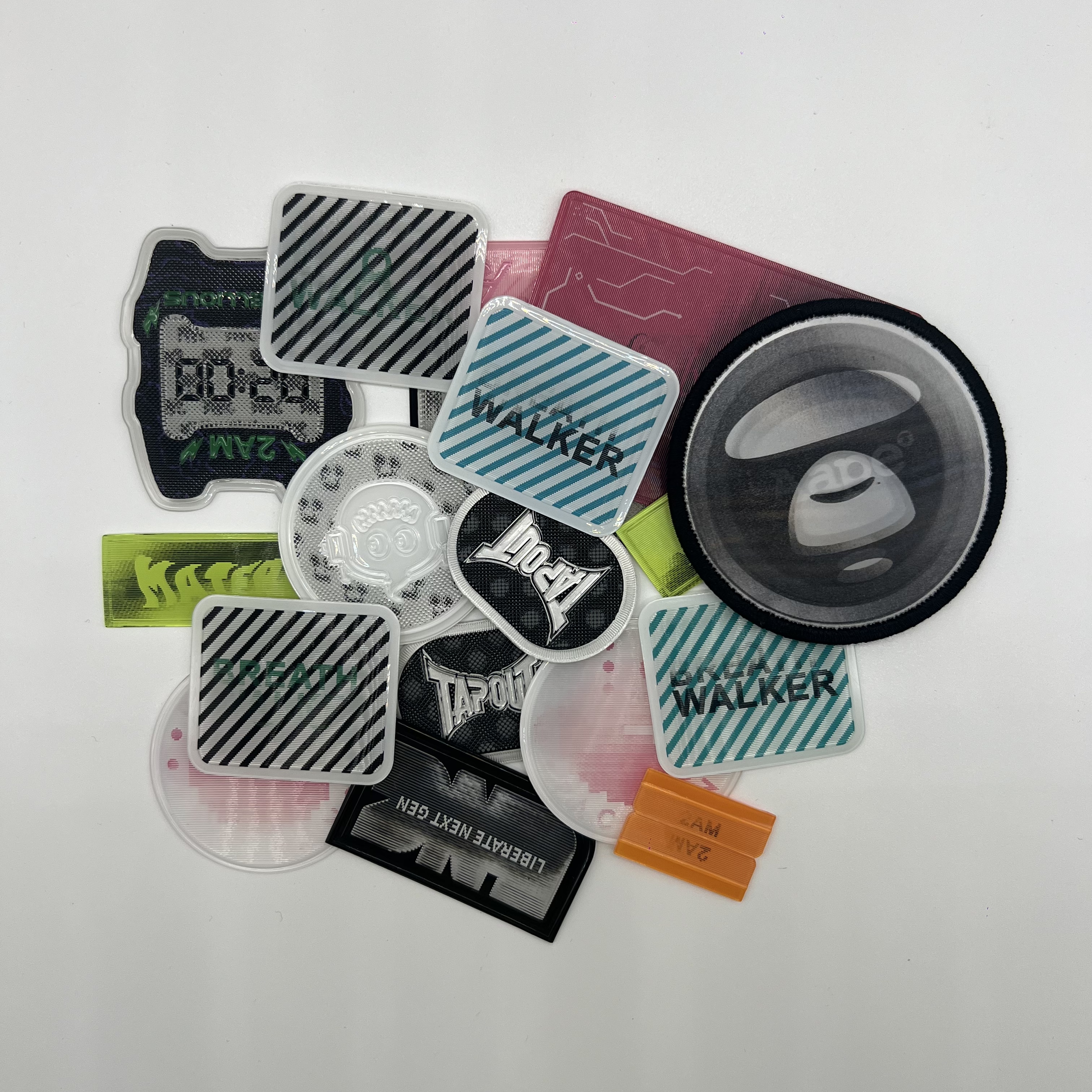 Universal Silicone Apparel Patches - Custom Clothing Stickers