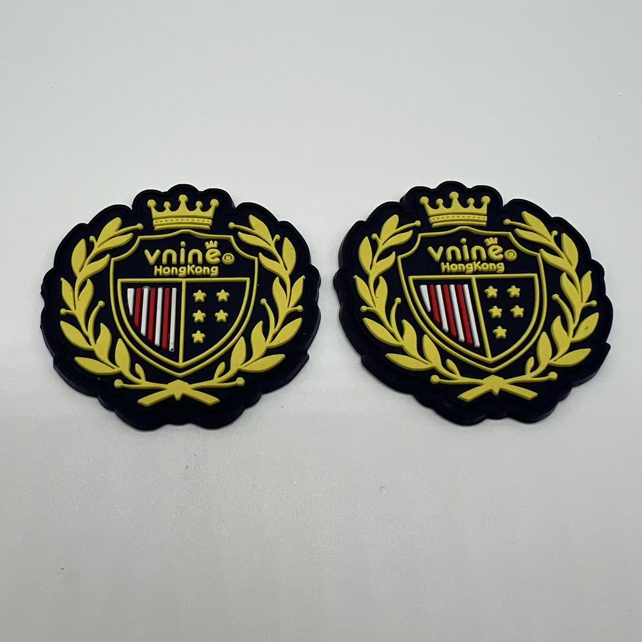 3D Silicone Heat Transfer Logo Patch for Clothing Garment Accessories