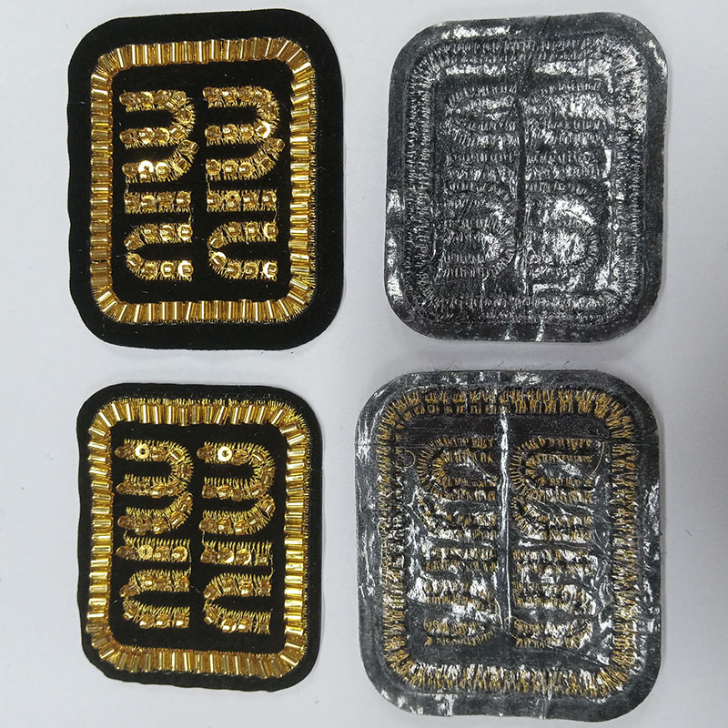 Premium Sequin Embroidery Patches - Sparkle Decorative Iron-On Badges for Clothing