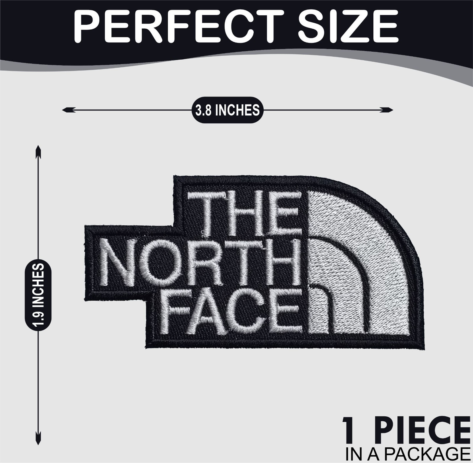 Outdoor Hiking Mountain Gear TNF Style Iron On Patch-Sew Patch-Embroidered Patch