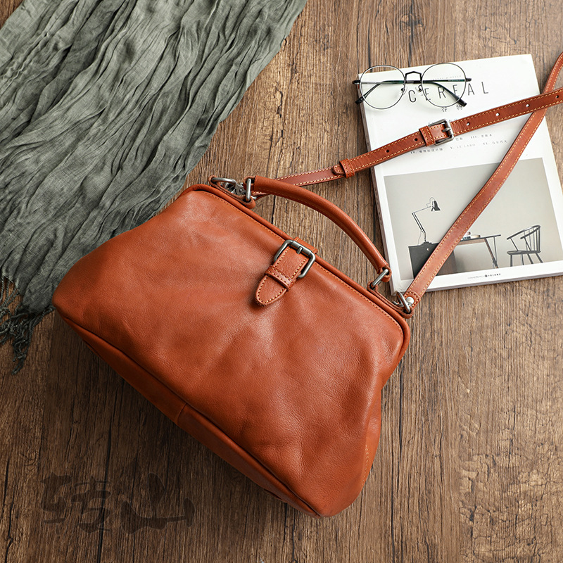 Camille Buckle Frame Shoulder Bag