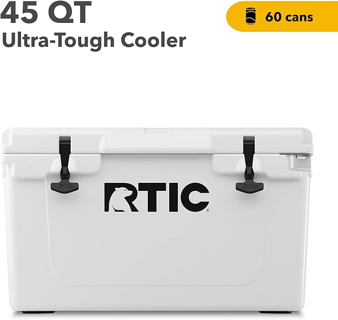 45-52-65 QT Ultra-Tough Cooler Hard Insulated Portable Ice Chest Box for Beach, Drink, Beverage, Camping, Picnic, Fishing, Boat, Barbecue