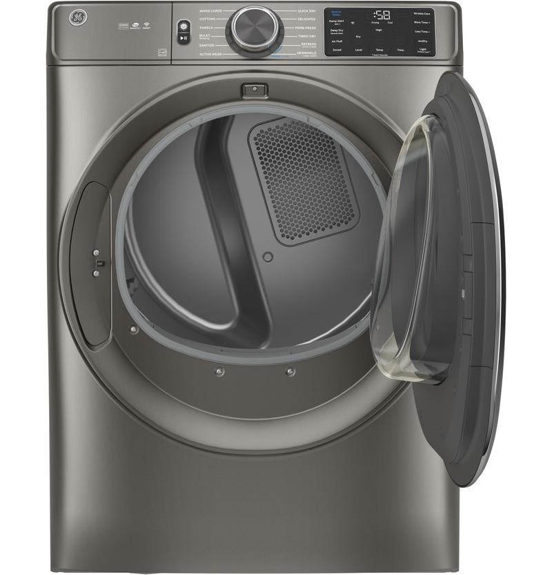 GE ENERGY STAR 7.8 cu. ft. Efficiency Stackable Smart Front Load Washer with Steam and Super Speed Wash