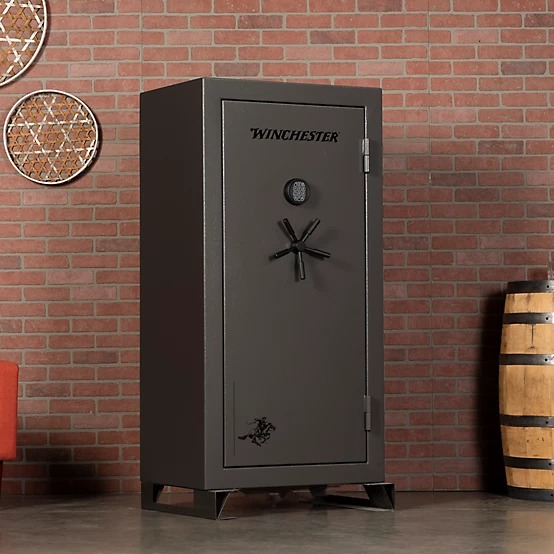 Winchester Safes 36 Long Gun 17.07 cu. ft. Electronic Lock Gun Safe, Gray