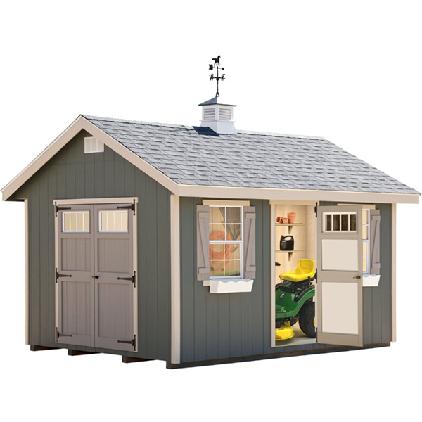 10 ft. W x 14 ft. D Storage Shed
