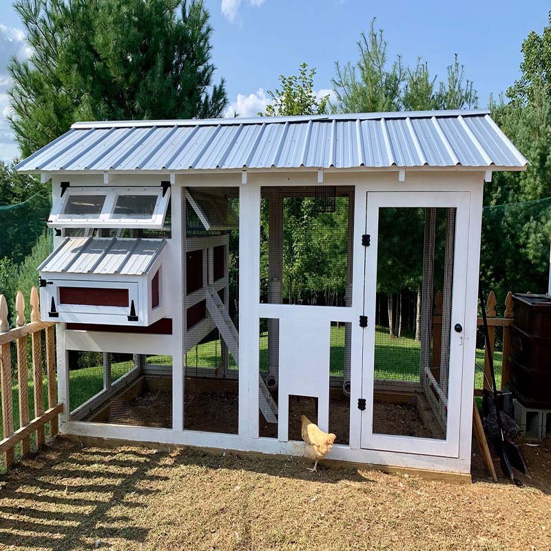 Outdoor Chicken Coop - 6′x12′x7.5′