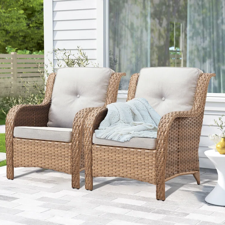Bonia Wicker Rattan Outdoor Chairs