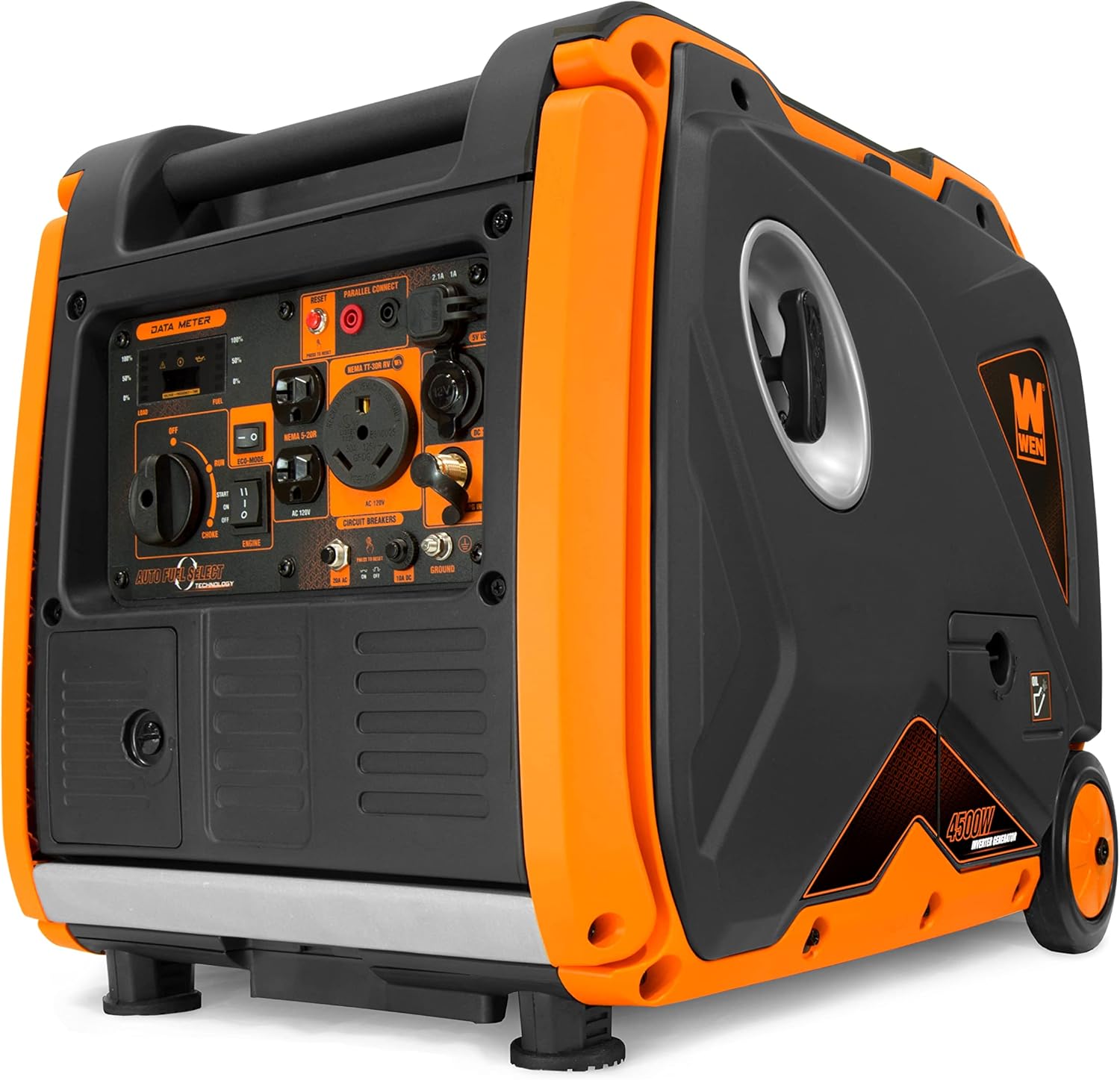 WEN 3800-Watt Inverter Generator, Electric Start, RV-Ready, Portable and Super Quiet with Fuel Shut-Off (56380i)