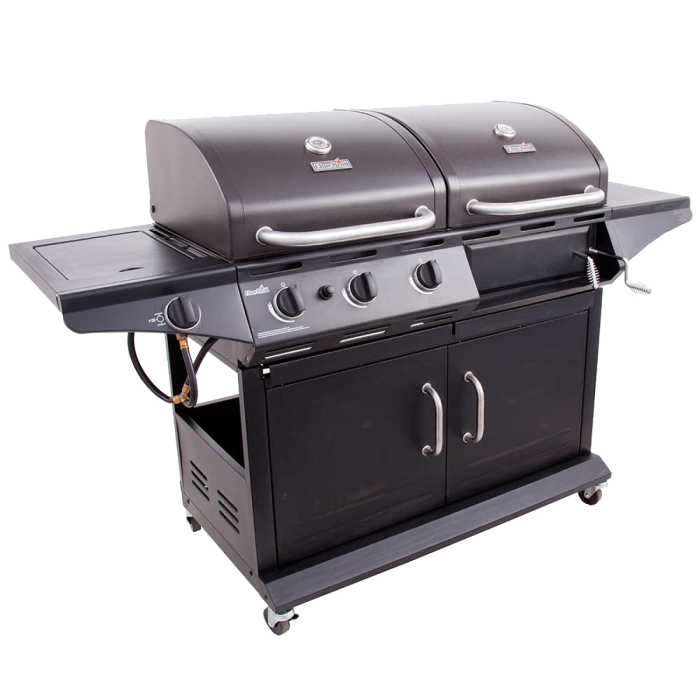 Deluxe Charcoal & Gas Combo Grill