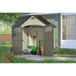 Cascade 7 ft. W x 7 ft. D Plastic Storage Shed