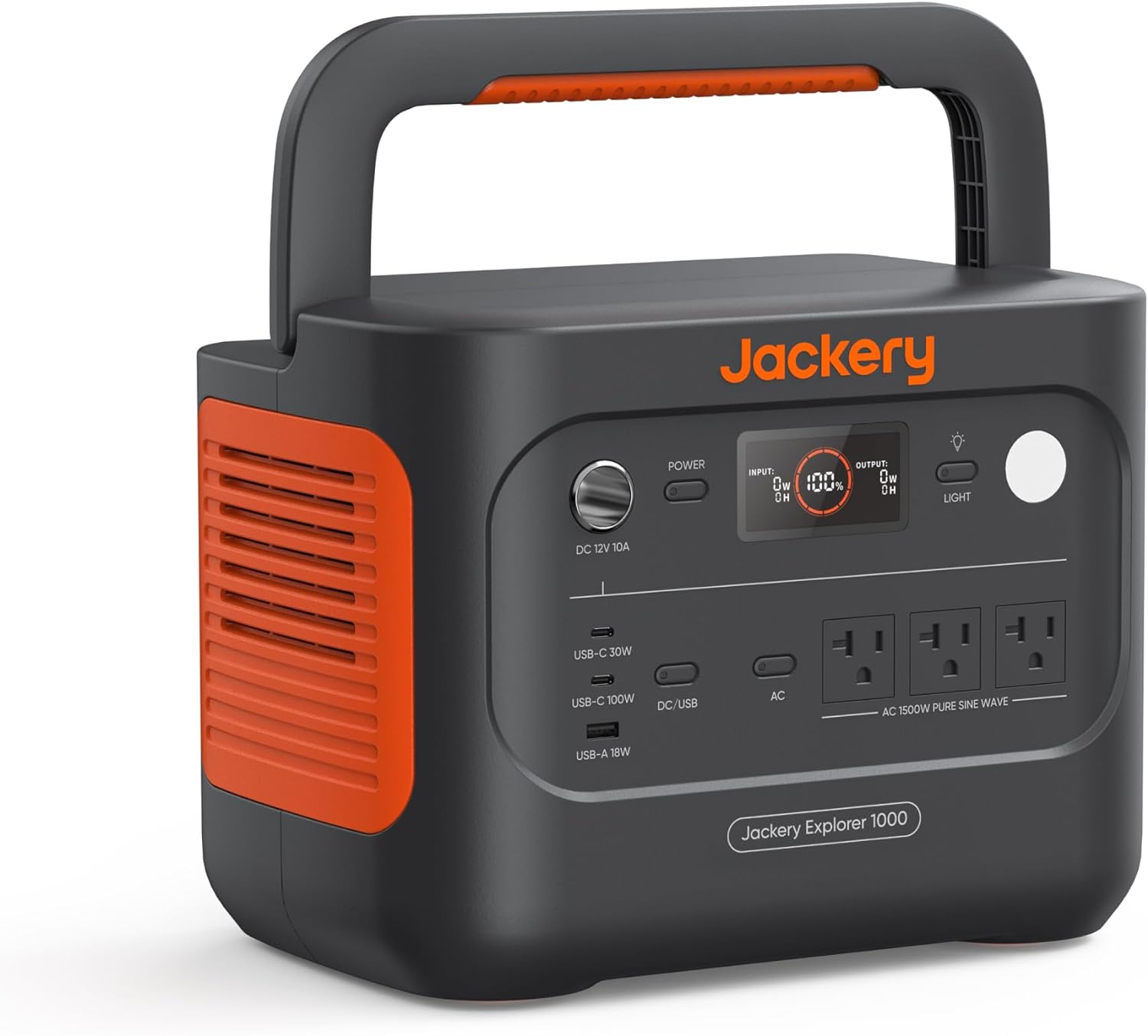 Jackery Solar Generator 1000 v2 with 200W Solar Panel(2024 New),1070Wh Portable Power Station LiFePO4 Battery,1500W AC/100W USB-C Output, 1Hr Fast Charge for Outdoor,Off-Grid Living,RV,Emergency
