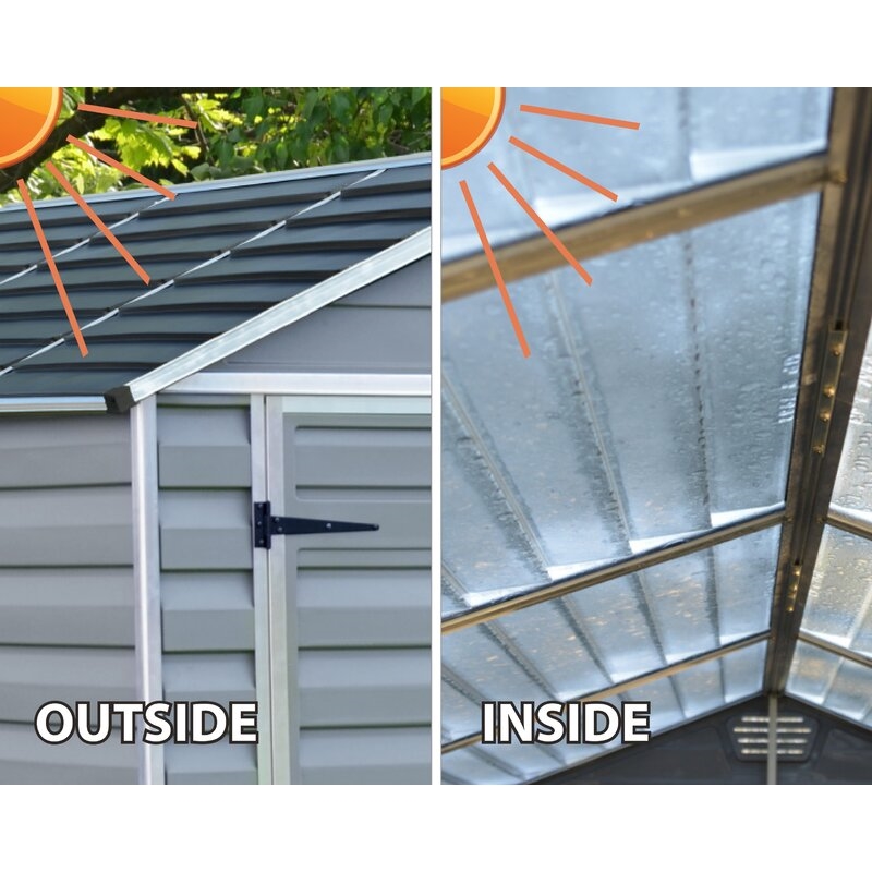 SkyLight? 6 Ft. W x 5 Ft. D Polycarbonate Storage Shed