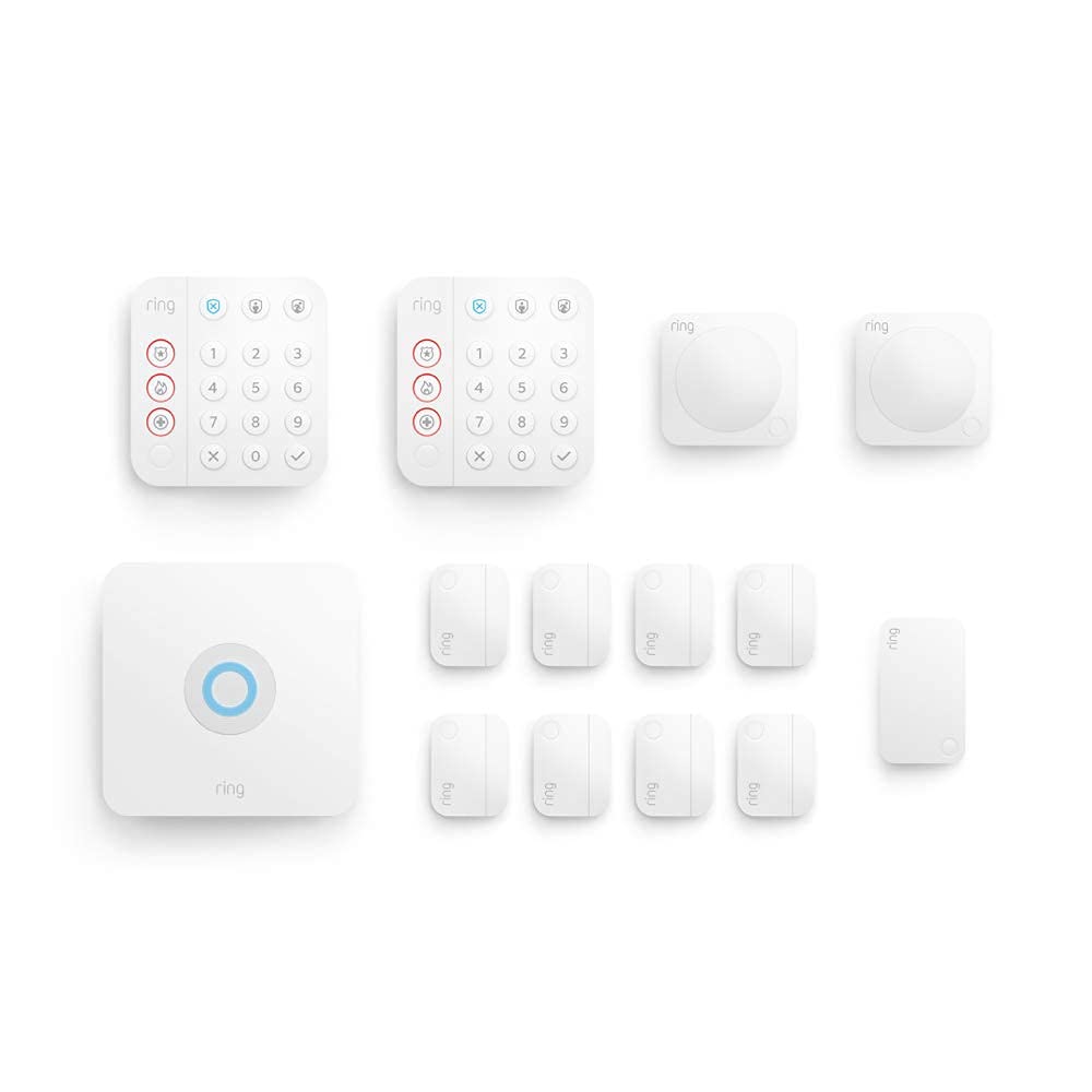 Ring Alarm 14-Piece Kit – Wireless Smart Home Security System | Expandable | Easy Setup | Mobile App Control | 24/7 Professional Monitoring | Alexa Compatible