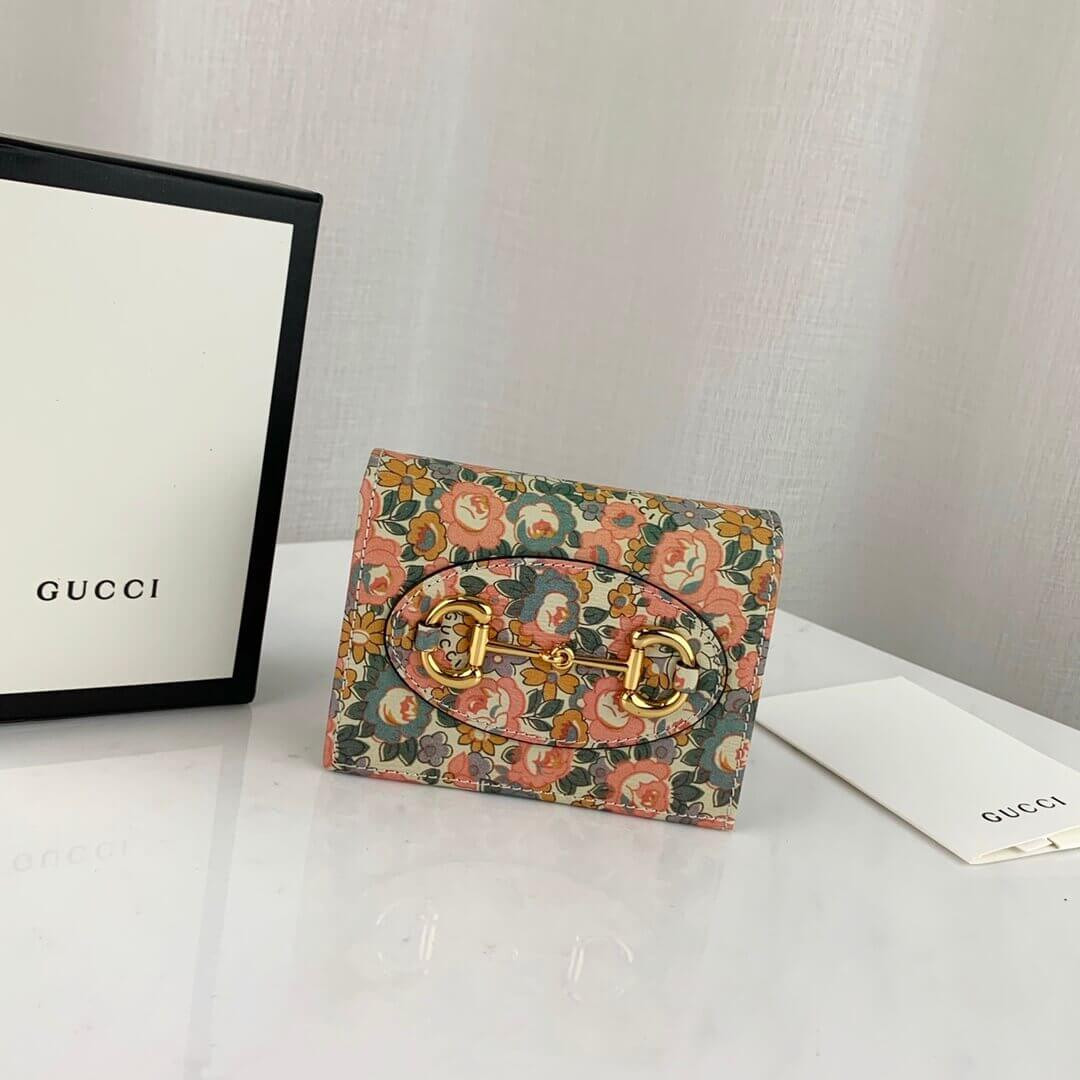 Gucci Horsebit 1955 Liberty London Card Case 621887