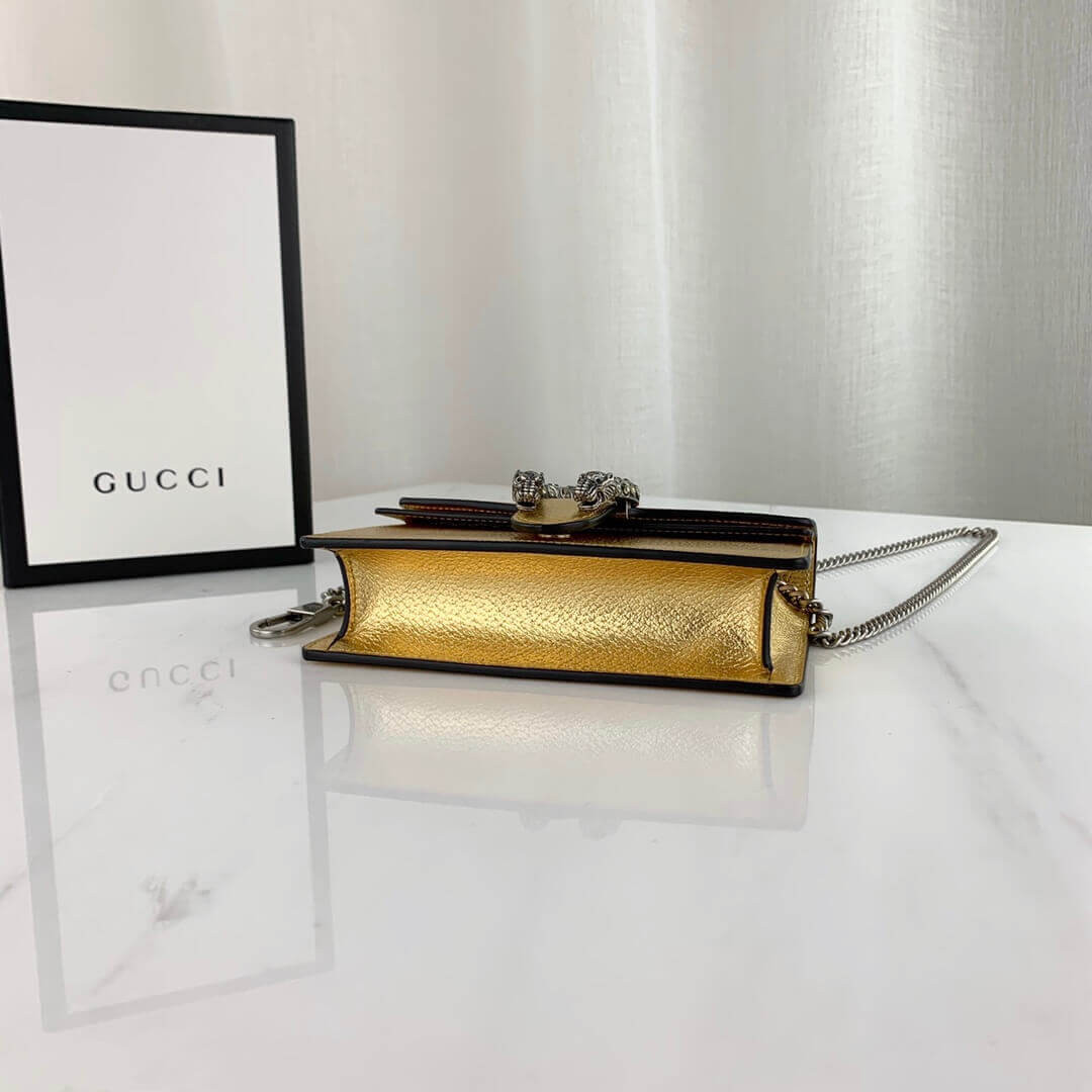 Gucci Gold Dionysus Super Mini Bag 476432