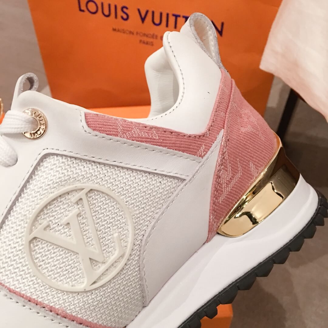 Louis Vuitton Monogram Denim Run Away Sneaker 1A4WP7 Pink