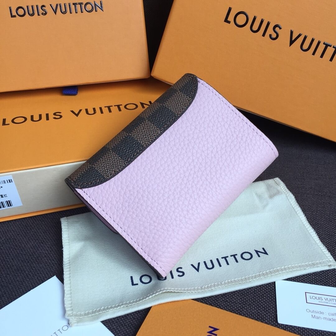 Louis Vuitton Damier Ebene Croisette Compact Wallet N60208