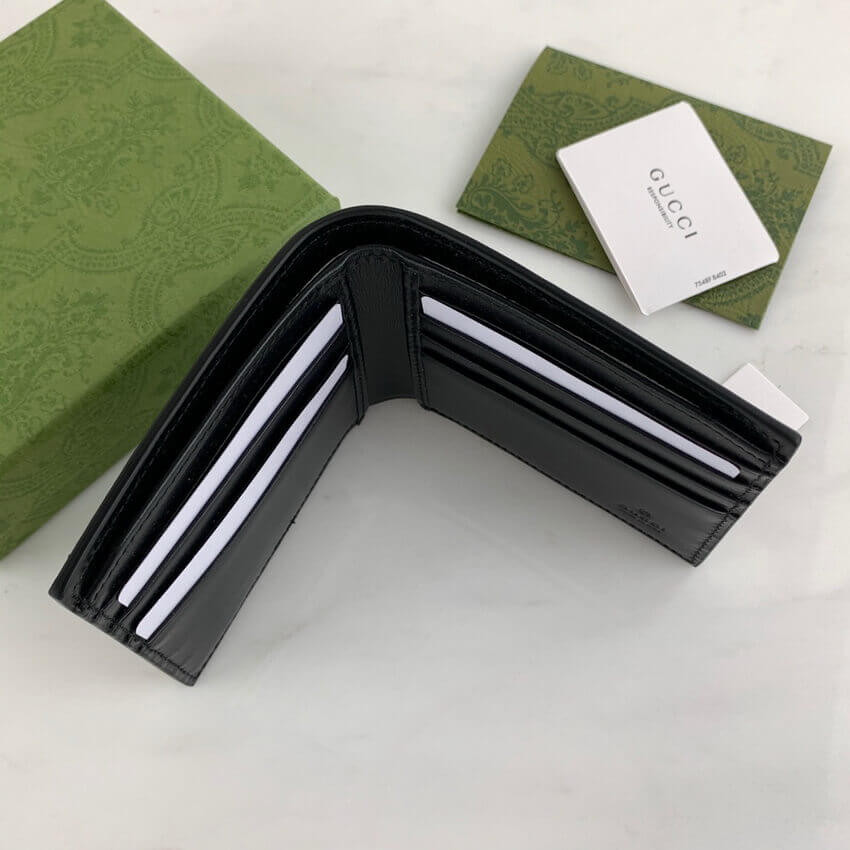 Gucci GG Marmont Smooth Leather Bi-Fold Wallet 428726
