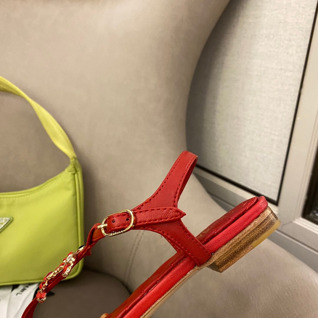 Chanel Quilted Double C Sandal G36238