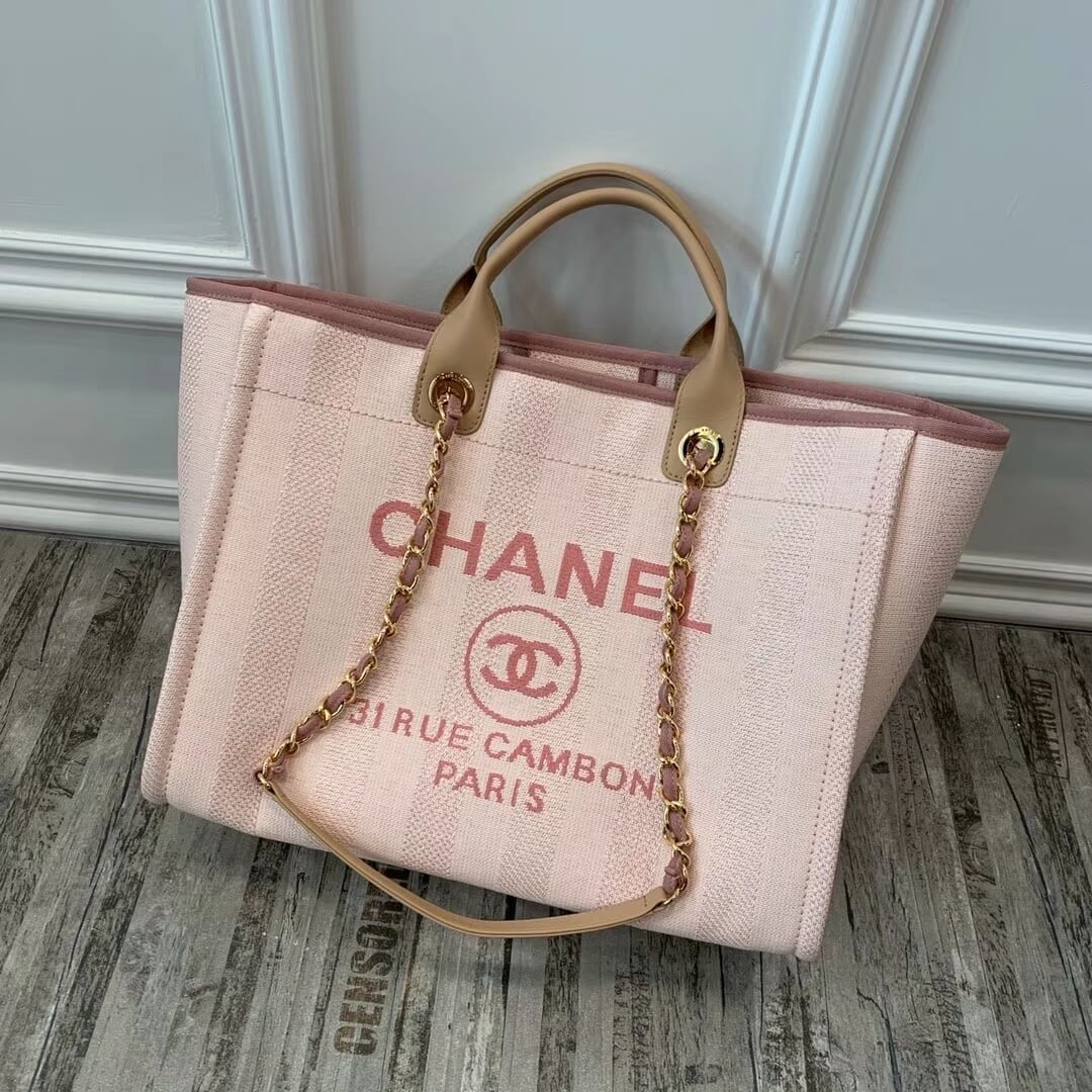 Chanel Mixed Fibers Shopping Bag GM A66941