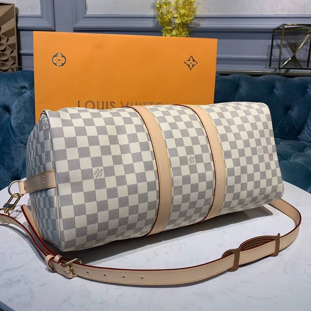 Louis Vuitton Damier Azur Keepall Bandouliere 45 N41430