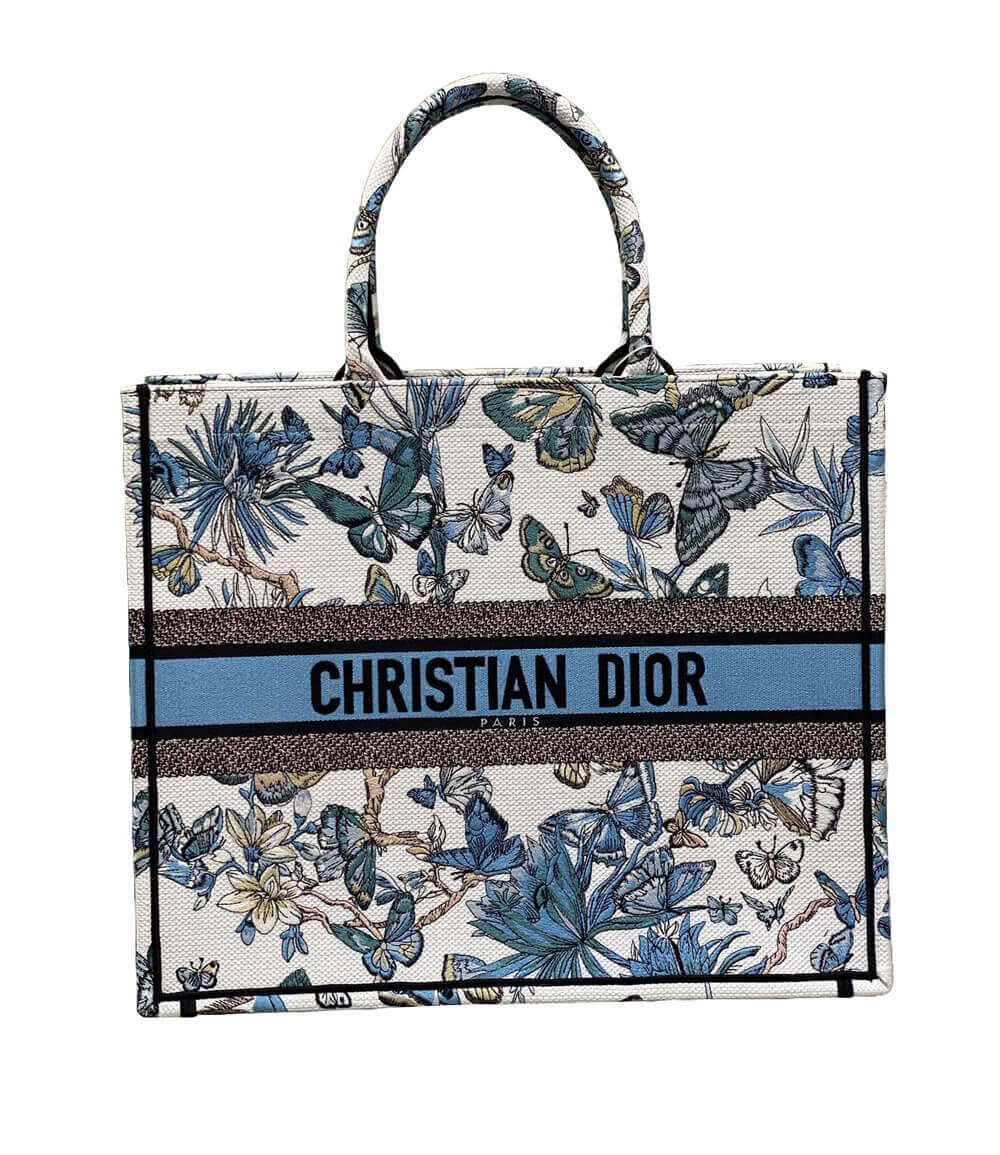 Dior Large Book Tote Toile De Jouy Mexico Embroidery M1286